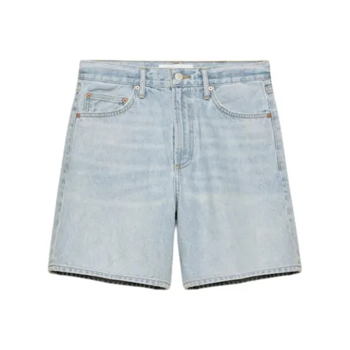 ARITZIA SS25 Деним FORUM 90s Vintage Hi Step Шов Baggy Деним Короткие Джинсовые Шорты Женские