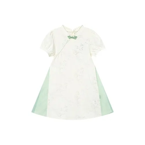 XTEP Платье SS25 Flowing Облачный белый Дети Возраст 3-7 лет