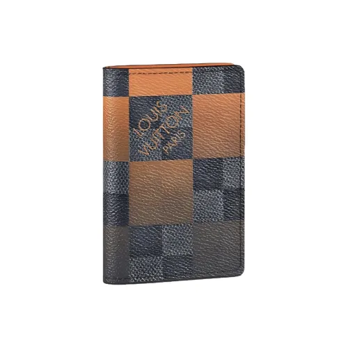 LOUIS VUITTON Pocket Organiser Стандартный Мужской Оранжевый Черный