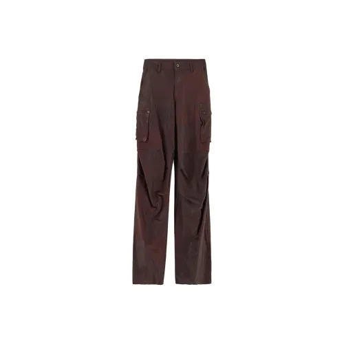 SALVATORE SANTORO Кожаные брюки Женские Коричневый