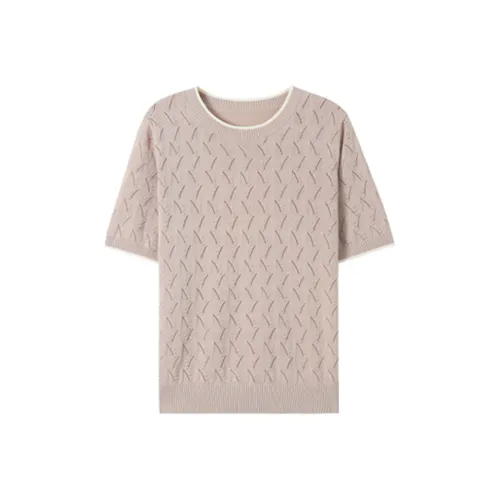 MUQINGQING Хаки Женские T-рубашки