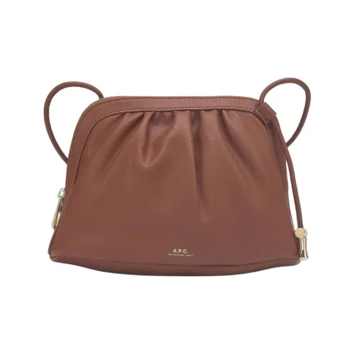 A.P.C ПУ (полиуретан) Сумка через плечо Женская Коричневая