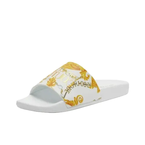 VERSACE JEANS COUTURE Слипоны Мужские Белые