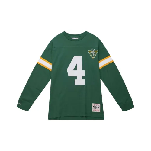 MITCHELL NESS Brett Favre Зеленая футболка мужская зеленая