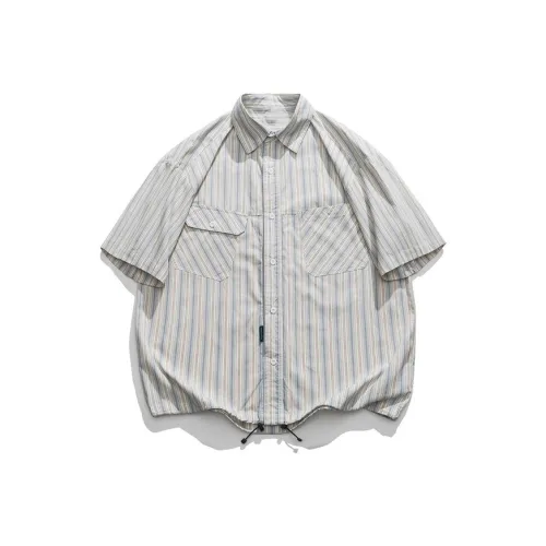 HLPT Белая унисекс рубашка