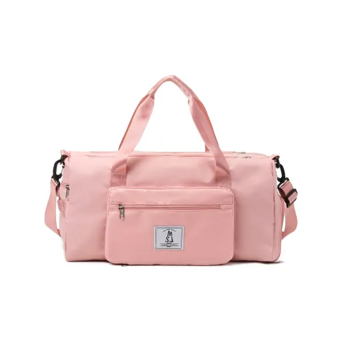 Kewuku Oxford Спортивная сумка Большая Унисекс Пастельно-розовая Серый Черный
