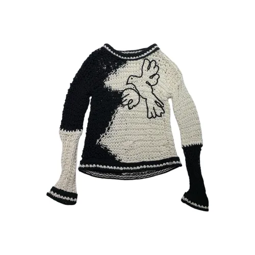 CHANEL 22C Early Spring Отпуск Коллекция Трикотаж Женские Черный Белый