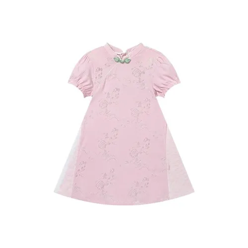 XTEP Платье SS25 Воздух Розовый Дети Возраст 3-7 лет