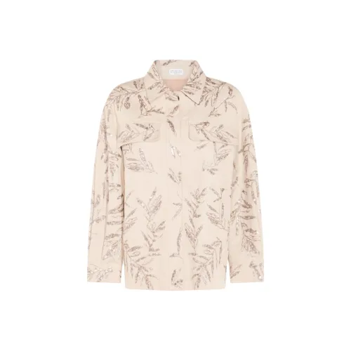 BRUNELLO CUCINELLI Рубашка Женская Экрю