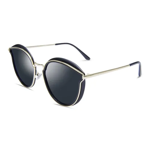 VEGOOS TR Памятный пластик Металл Кошачий глаз Солнцезащитные очки Женские