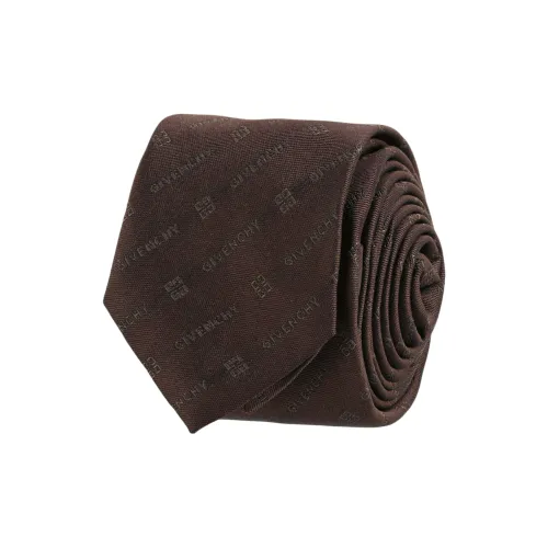 Givenchy Шелковые галстуки Мужской Темно-коричневый