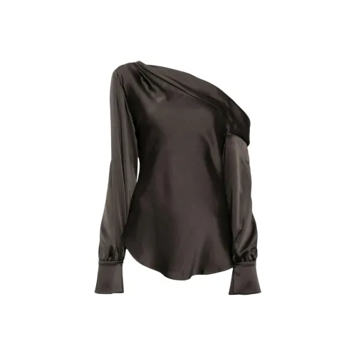 JONATHAN SIMKHAI SS25 T-рубашка Женская Коричневая