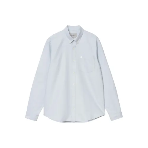 Carhartt WIP Светло-Синие Мужские Рубашки