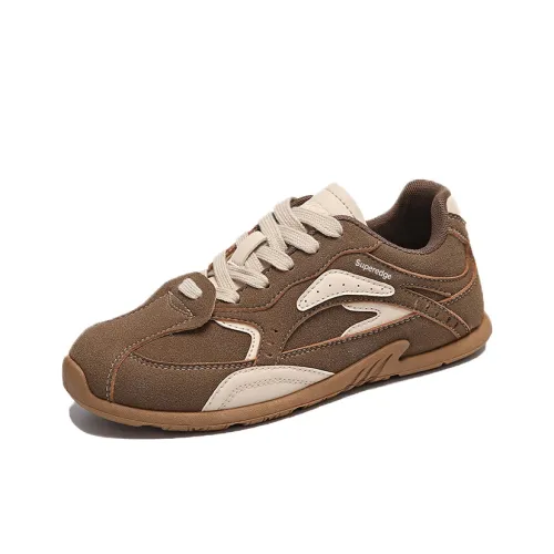 SUPEREDGE Дышащий Легкий Отскок Низкий Топ Повседневный Женский Коричневый