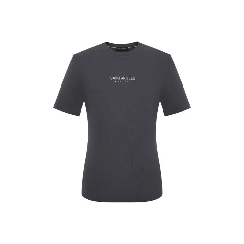 SAINT ANGELO Облачный туман Темно-серый Унисекс T Рубашки