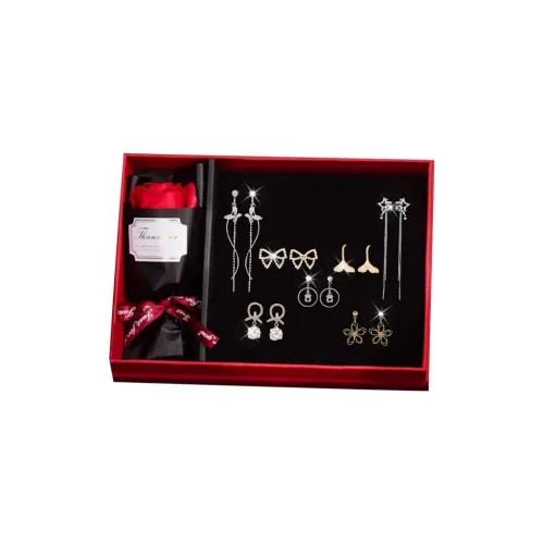 DIJING Сплав Нижняя заколка On Серьги Женские