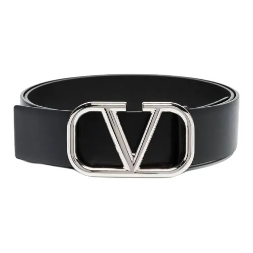 Valentino Кожаные ремни Унисекс Черный 3 см