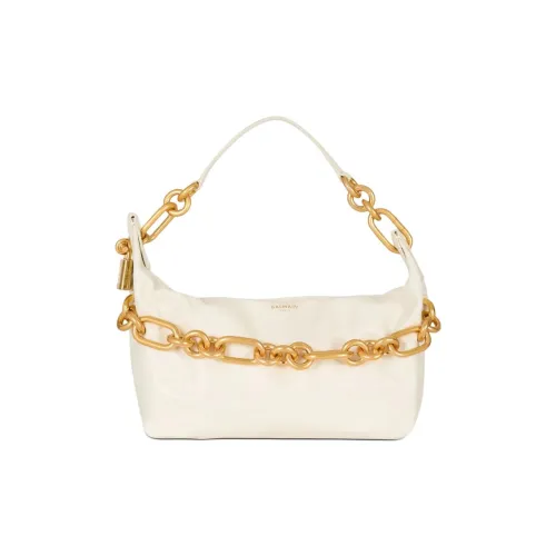 BALMAIN Телячья кожа Сумка Средний Женская Белая