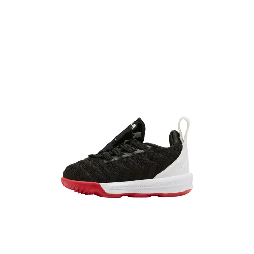 Nike Lebron 16 Амортизация Износостойкий Низкий Топ Обувь для малышей Черный Infant и Toddler
