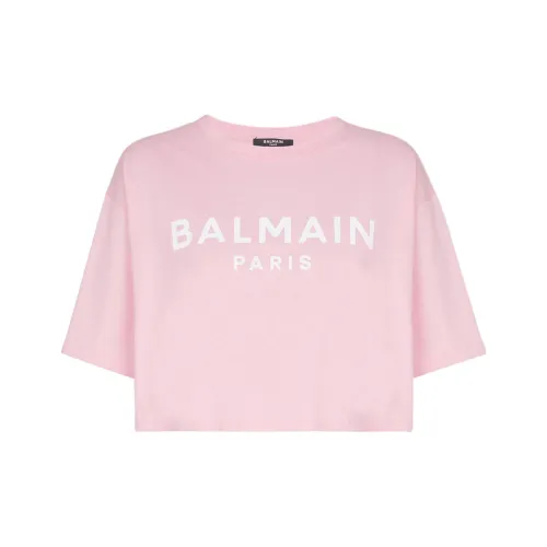 BALMAIN Розовые Женские Футболки