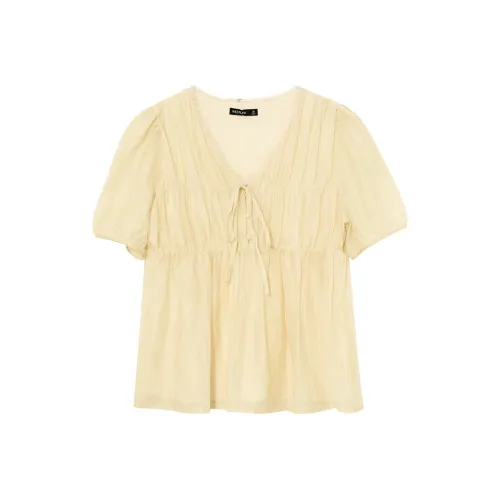 WESTLINK Светло-желтые Женские Рубашки