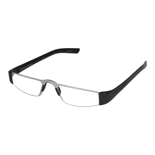 PORSCHE DESIGN Металл Нерегулярная форма Оправы для очков Унисекс Черный