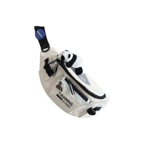 361° Нейлоновая ткань Сумка среднего размера Унисекс Белый