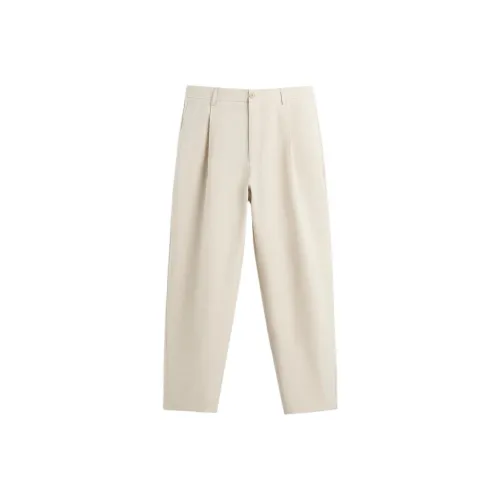 ZARA Light Beige Men's Casual Pants  
ZARA Светло-бежевые Мужские Повседневные Штаны