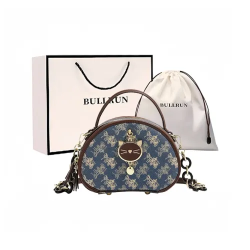 Bullrun Сумка через плечо из микрофибры сумка обычная женская синяя