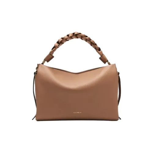 COCCINELLE Сумка из кожи среднего размера женская коричневая