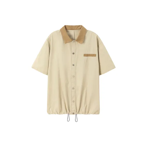 COMXZ Хаки Унисекс Рубашки