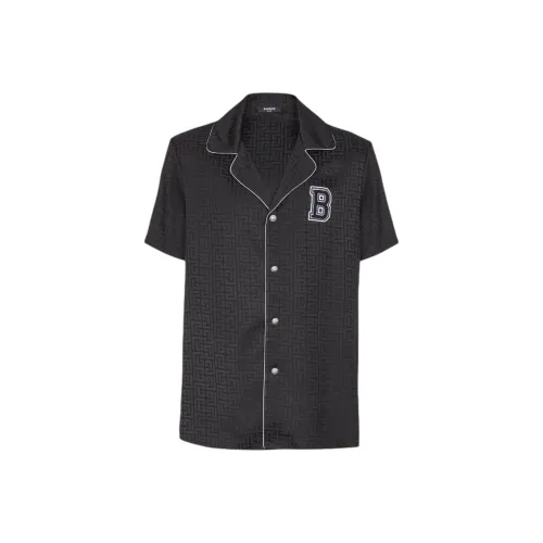 BALMAIN Мужские Черные Рубашки