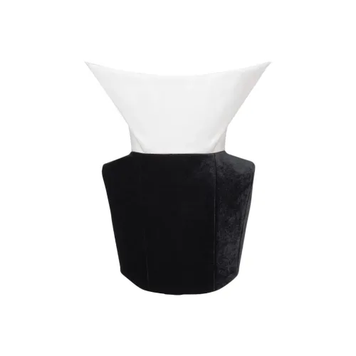 BALMAIN Без рукавов Платье Женское Черно-Белое