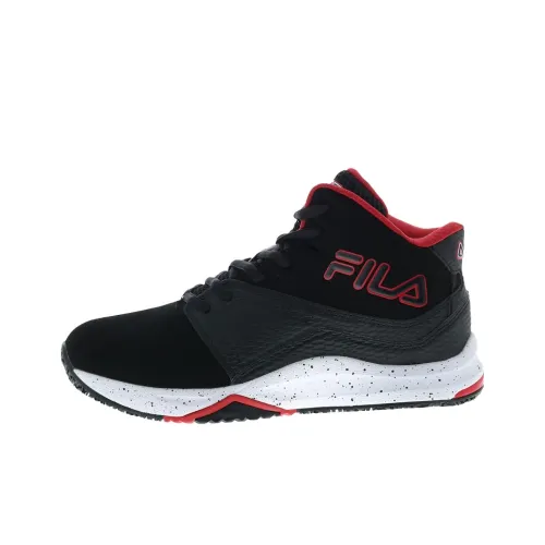 FILA Breakaway 12 Баскетбольные кроссовки Высокий верх Черный Красный Унисекс