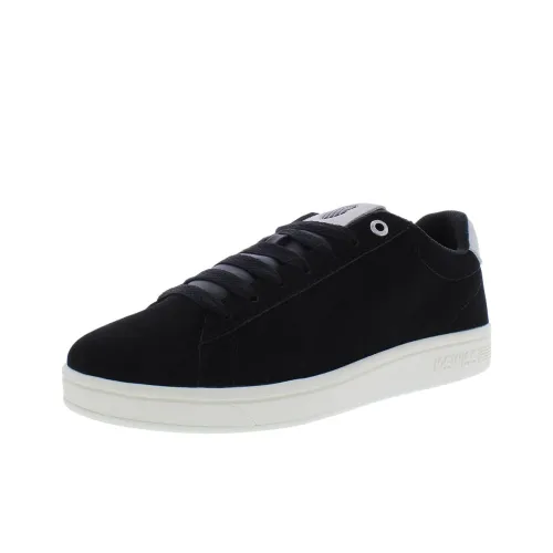 KSWISS Court Casal Slip Resistant Abrasion Resistant Низкий Топ Повседневная Обувь Мужская Черная