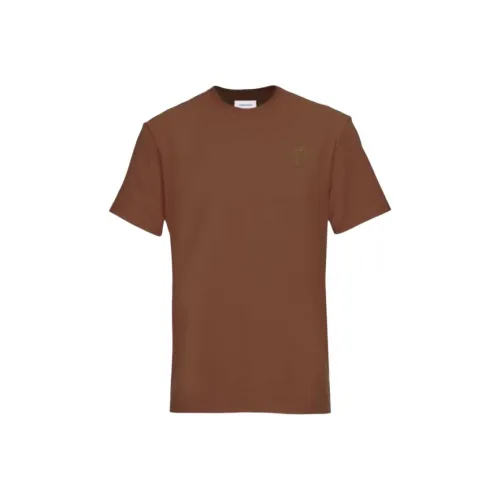 FERRAGAMO SS25 T Рубашка Мужская Коричневая