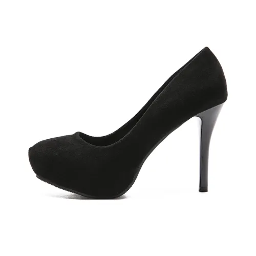 GOSO Узкий каблук Высокие каблуки Женские Черный