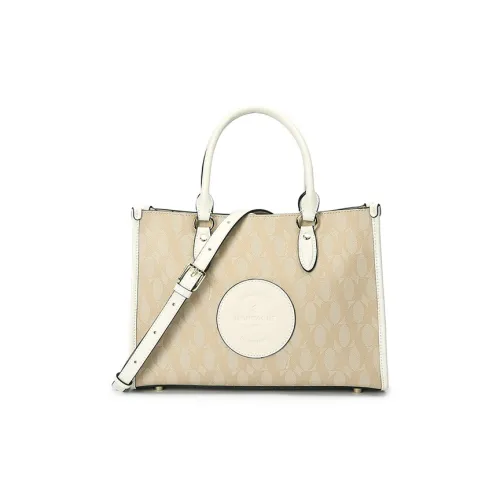 Montagut PVC Tote Bag Tote Bag Women's Ecru