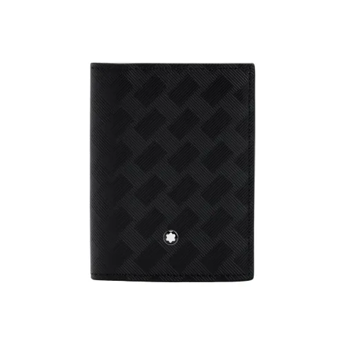 MONTBLANC Холдер для карт из коровьей кожи мужской черный