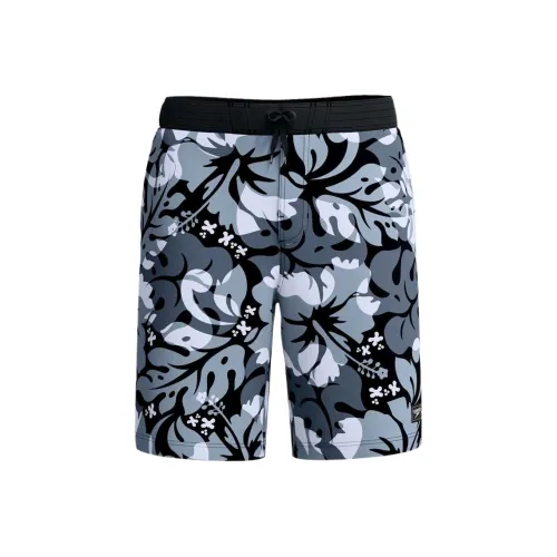 Speedo Плавательные шорты Мужские Серый Белый