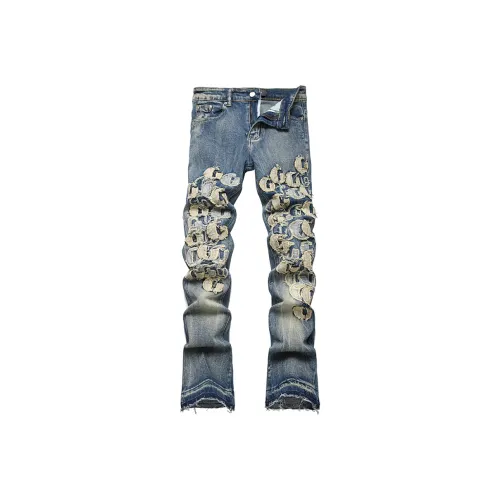 MARTHENAUT Blue Unisex Jeans MARTHENAUT Синий Унисекс Джинсы