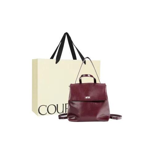 COURONNE Рюкзак из коровьей кожи стандартный женский серебряный черный бордовый