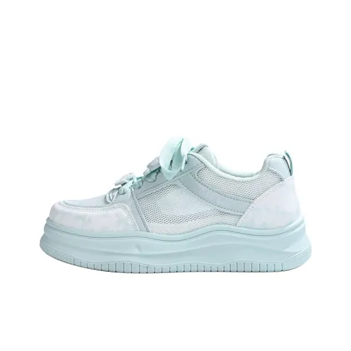 RENBEN Легкий Дышащий Противоскользящий Низкий Топ Скейтборд Кроссовки Женские Синие