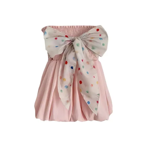 IQC Розовые Женские Топы без бретелек