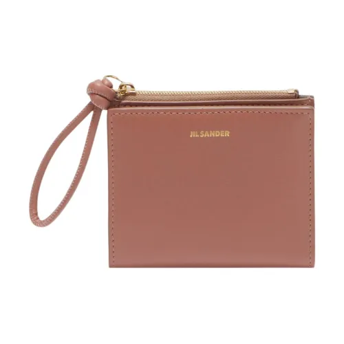 JIL SANDER Телячья кожа Кошелек Мини Женские Cherrywood