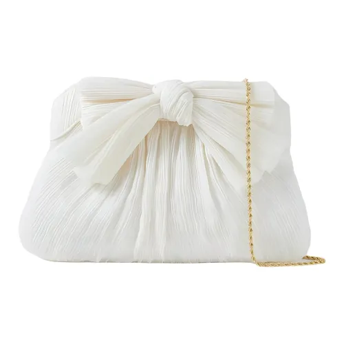 Loeffler Randall Полиэстер Клатч Средний Женская Белый