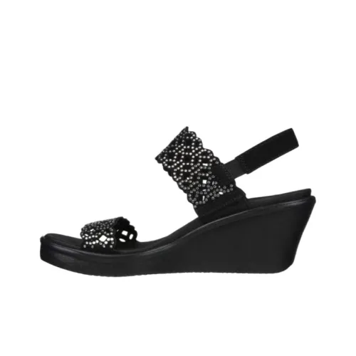 Skechers Rumble On One Ремешок Сандалии Женские Черные