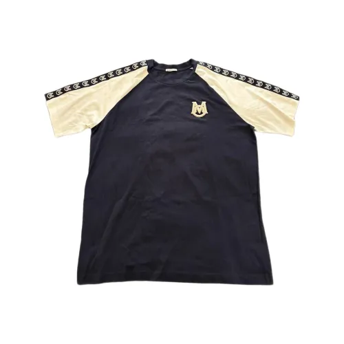 MONCLER Темно-синие мужские футболки T