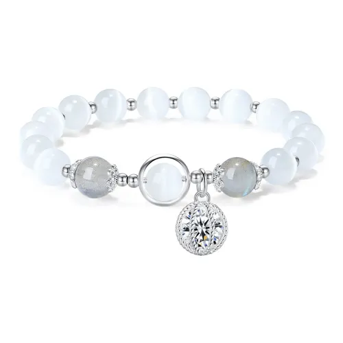 PUTUOSHANWENCHUANG Стекло Кошачий глаз Браслеты Унисекс