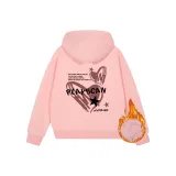 Розовый, флисовая подкладка, черная этикетка